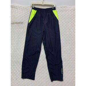 Vintage Y2K New Balance Runner Windbreaker Pant Men Size Medium  Zip Ankle Green